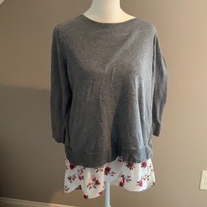 Loft - 3/4 sleeve tunic sweater - very light weight